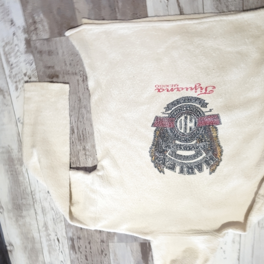 Vintage Harley-Davidson Motorcycles Costa Maya Hoodie Drug Rug‎ size L - Picture 2 of 4